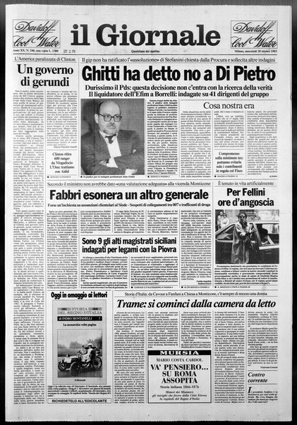 Il giornale : quotidiano del mattino